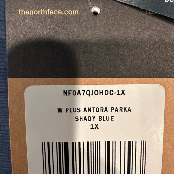 NWT! THE NORTH FACE WOMEN'S ANTORA PARKA WATERPROOF RAIN JACKET Shady Blue S~1X - Picture 13 of 16